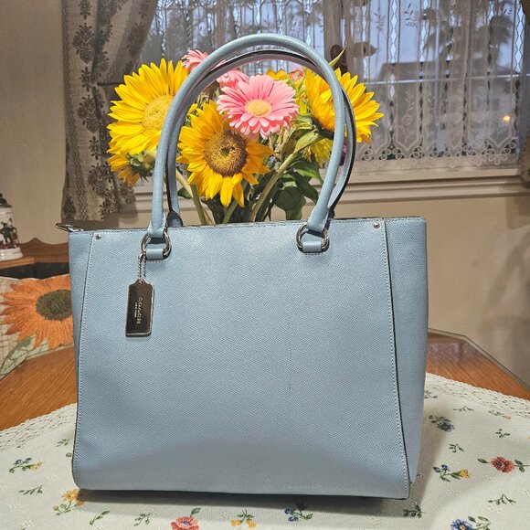 COACH Avary Tote Cornflower/Silver ( F48629) - Picture 3 of 15